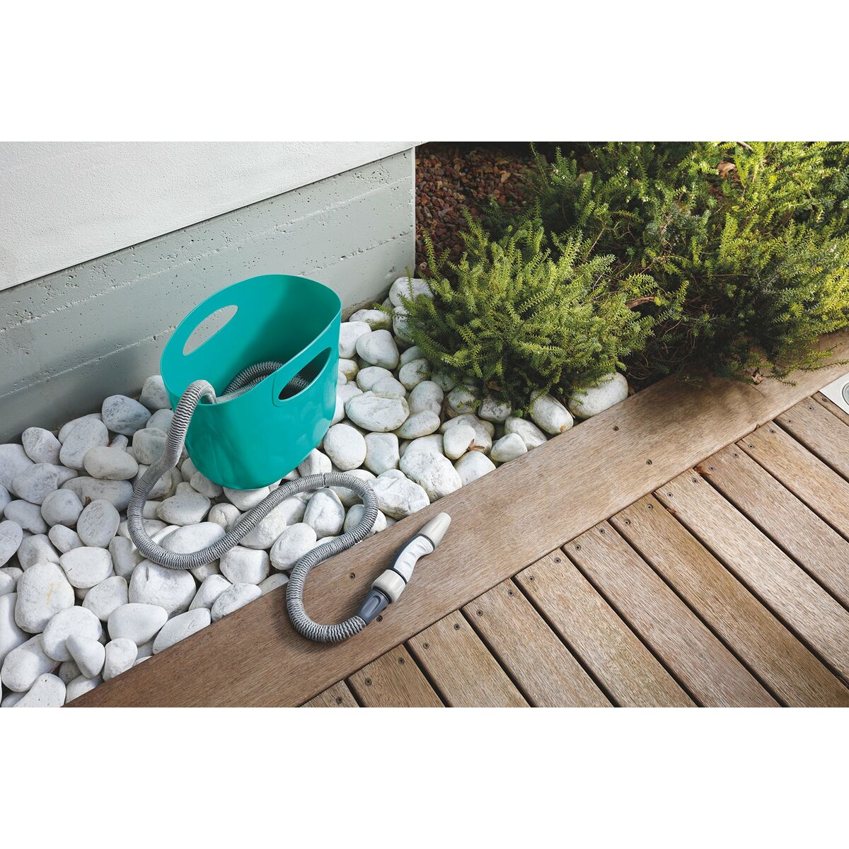 Slang med tillbehörssats GF Garden gf80267600 Utdragbar Korg Blå 15 m Plast - 4