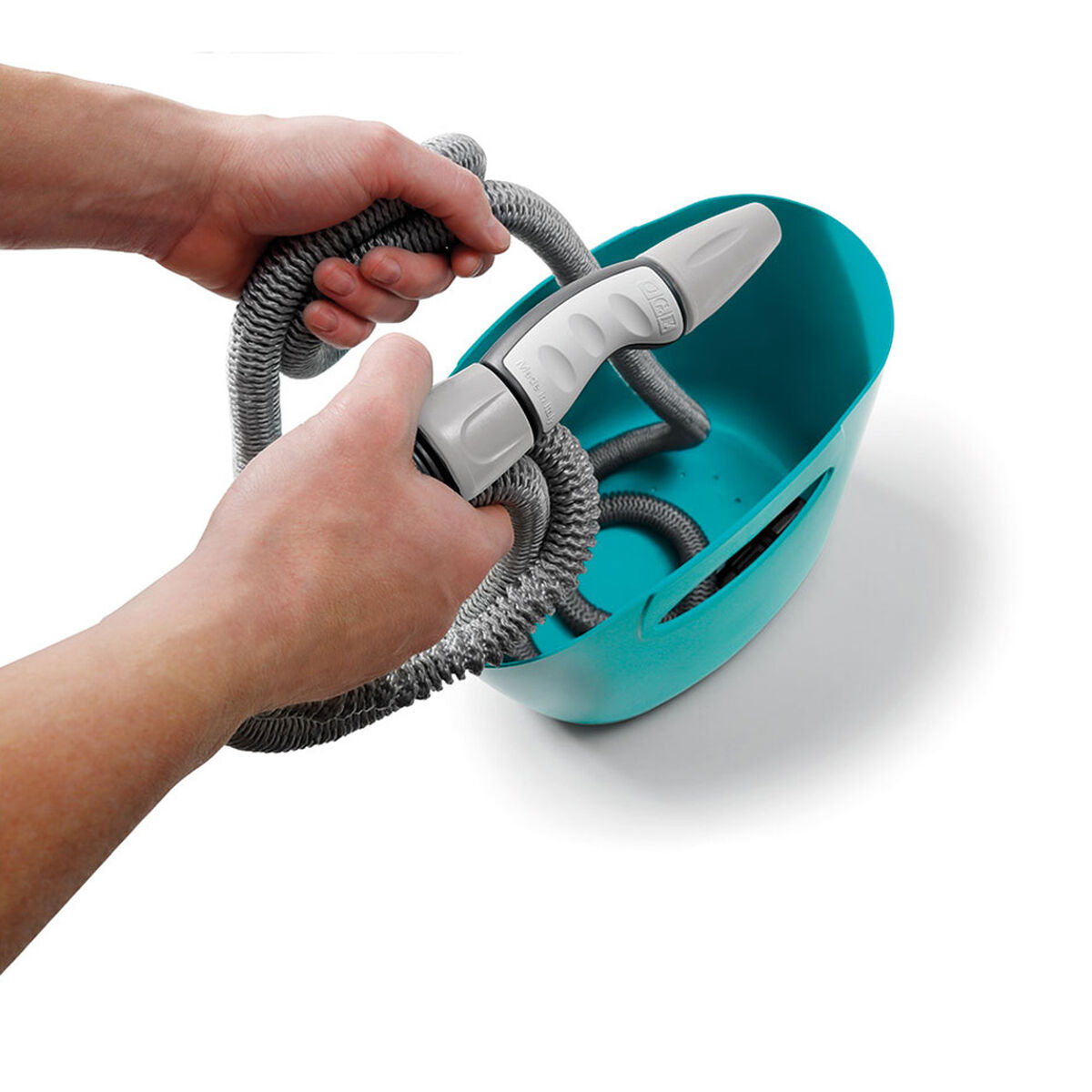 Slang med tillbehörssats GF Garden gf80267600 Utdragbar Korg Blå 15 m Plast - 2