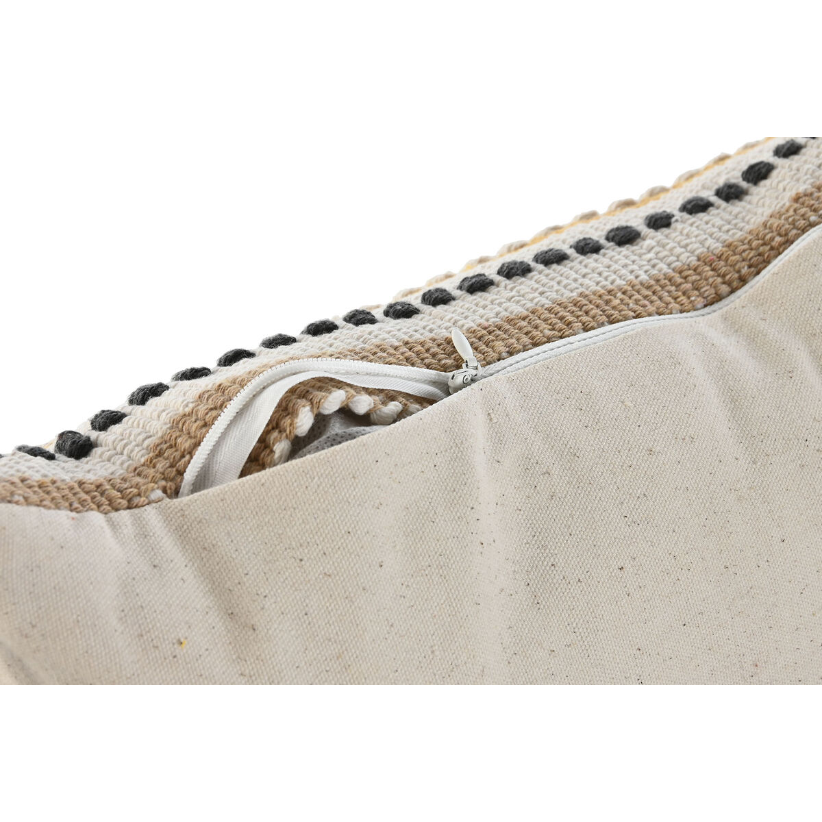 Kudde Home ESPRIT Beige Senap Boho 50 x 30 cm - 5
