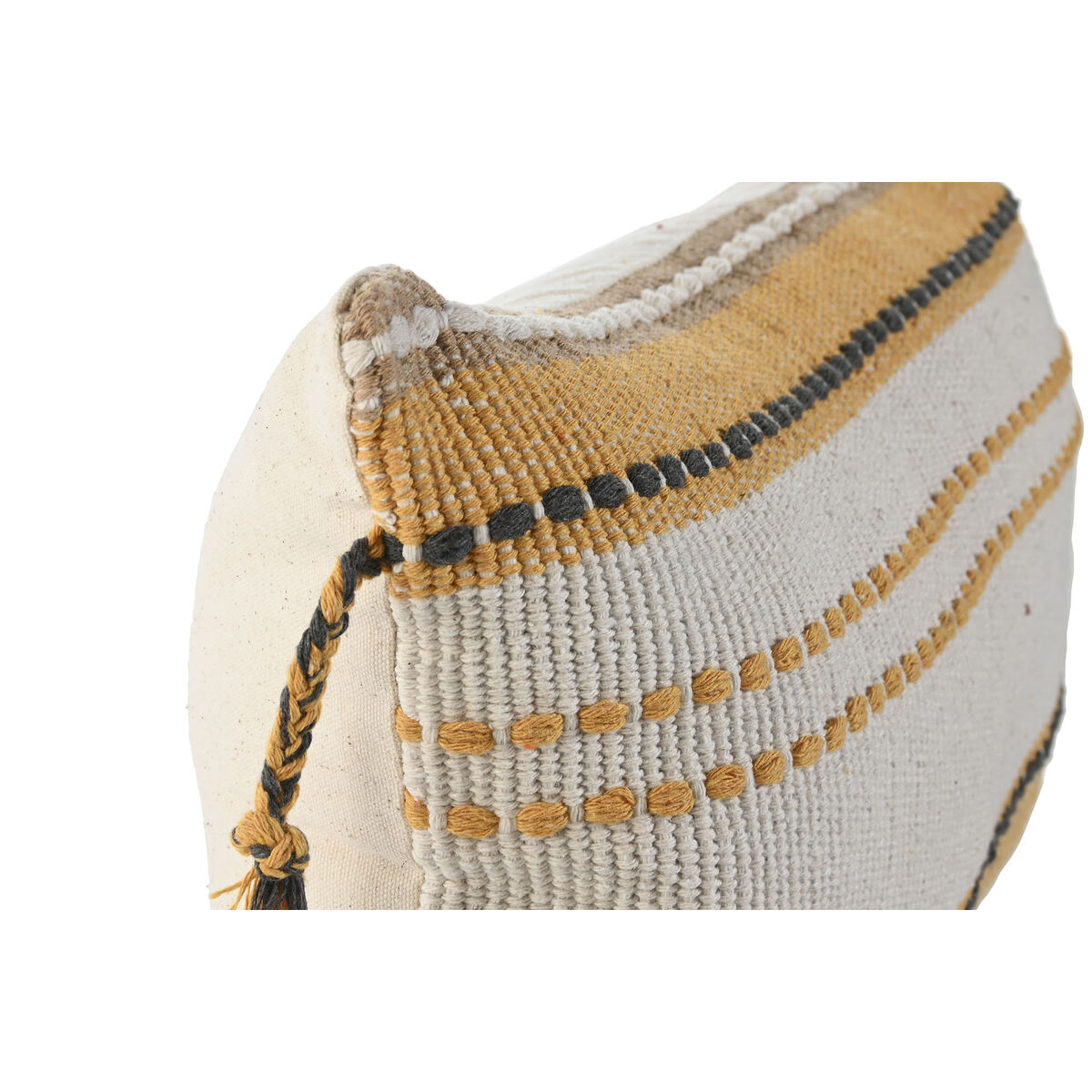 Kudde Home ESPRIT Beige Senap Boho 50 x 30 cm - 3