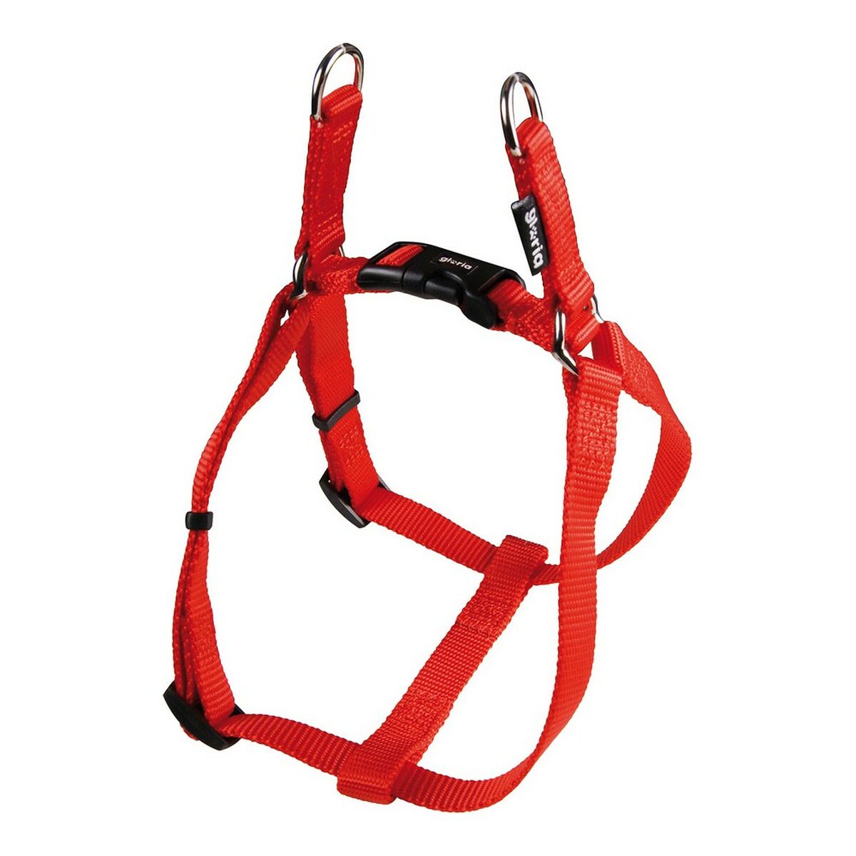 Hundsele Gloria Slät Justerbar 61-91 cm Röd Storlek L - 2