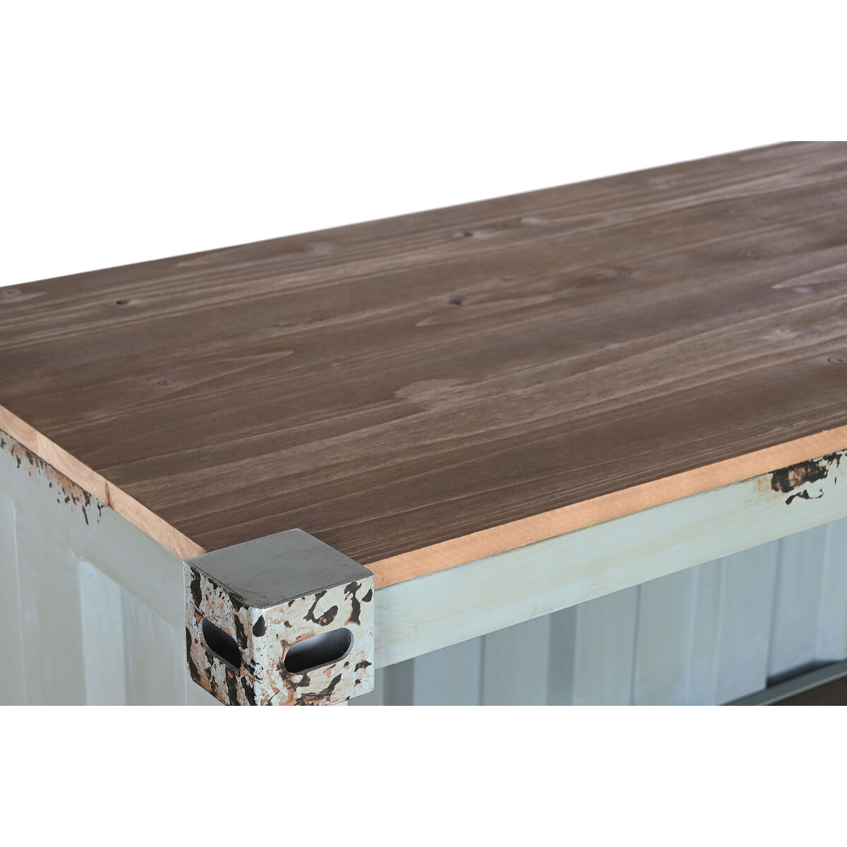 Bokhylla Home ESPRIT Turkos Himmelsblå Metall Trä MDF 87 x 44 x 168,5 cm - 3