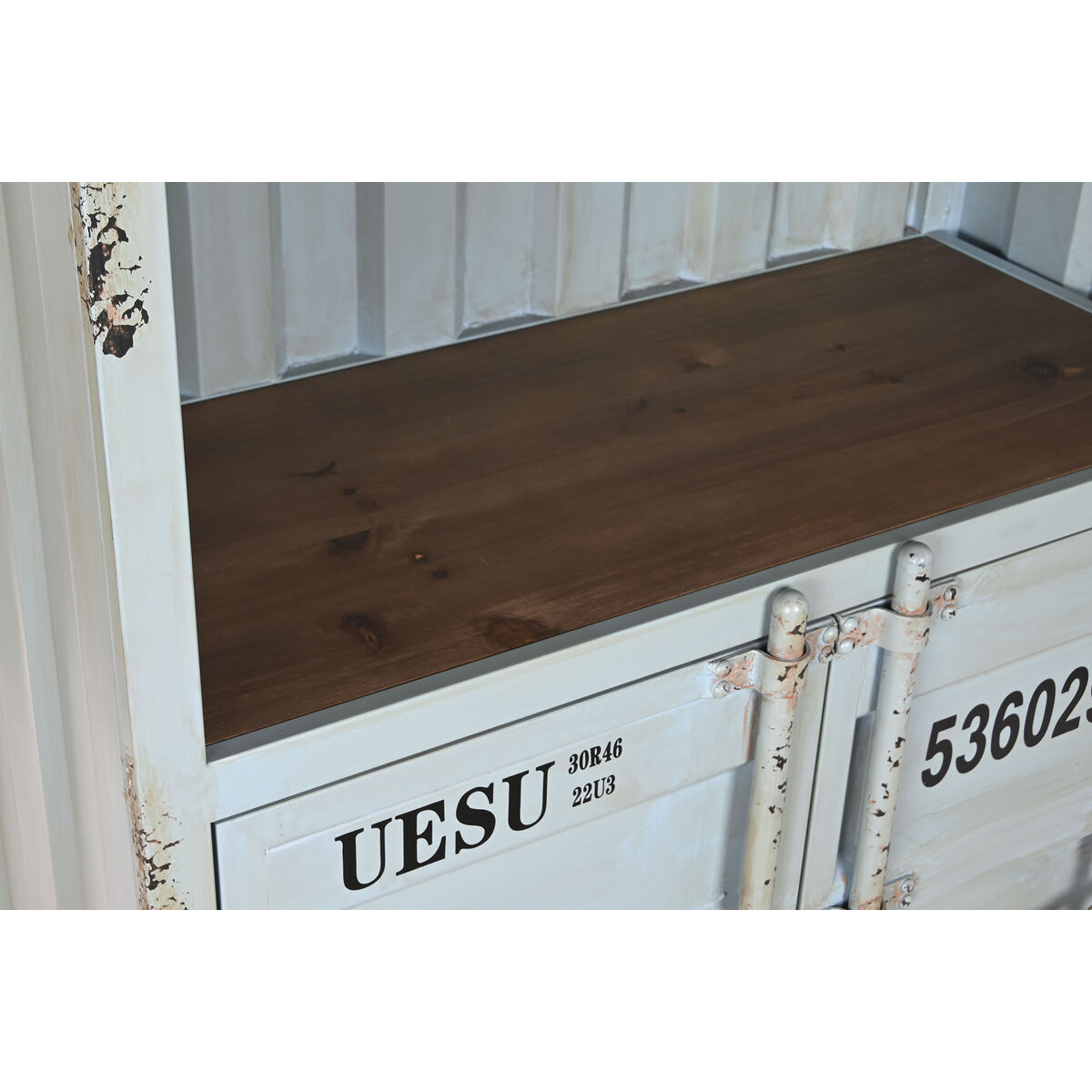 Bokhylla Home ESPRIT Turkos Himmelsblå Metall Trä MDF 87 x 44 x 168,5 cm - 2