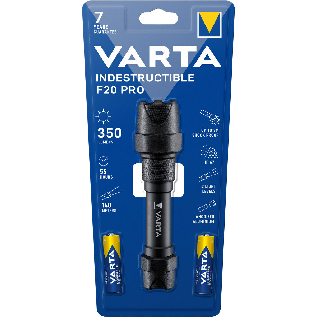 Ficklampa LED Varta Indestructible F20 Pro 6 W 350 lm - 3