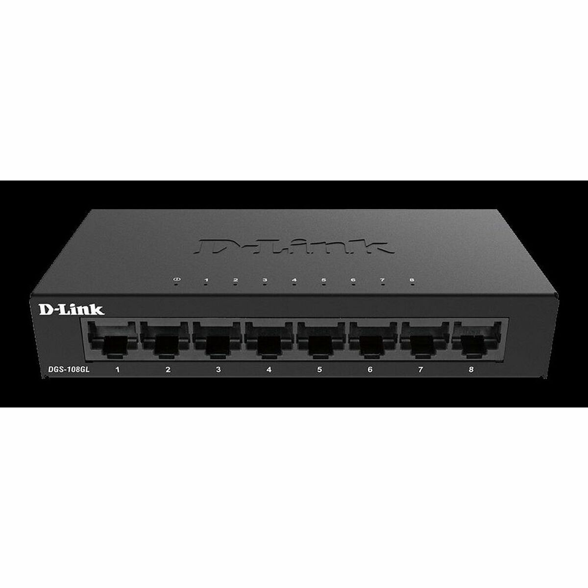 Switch D-Link DGS-108GL Svart