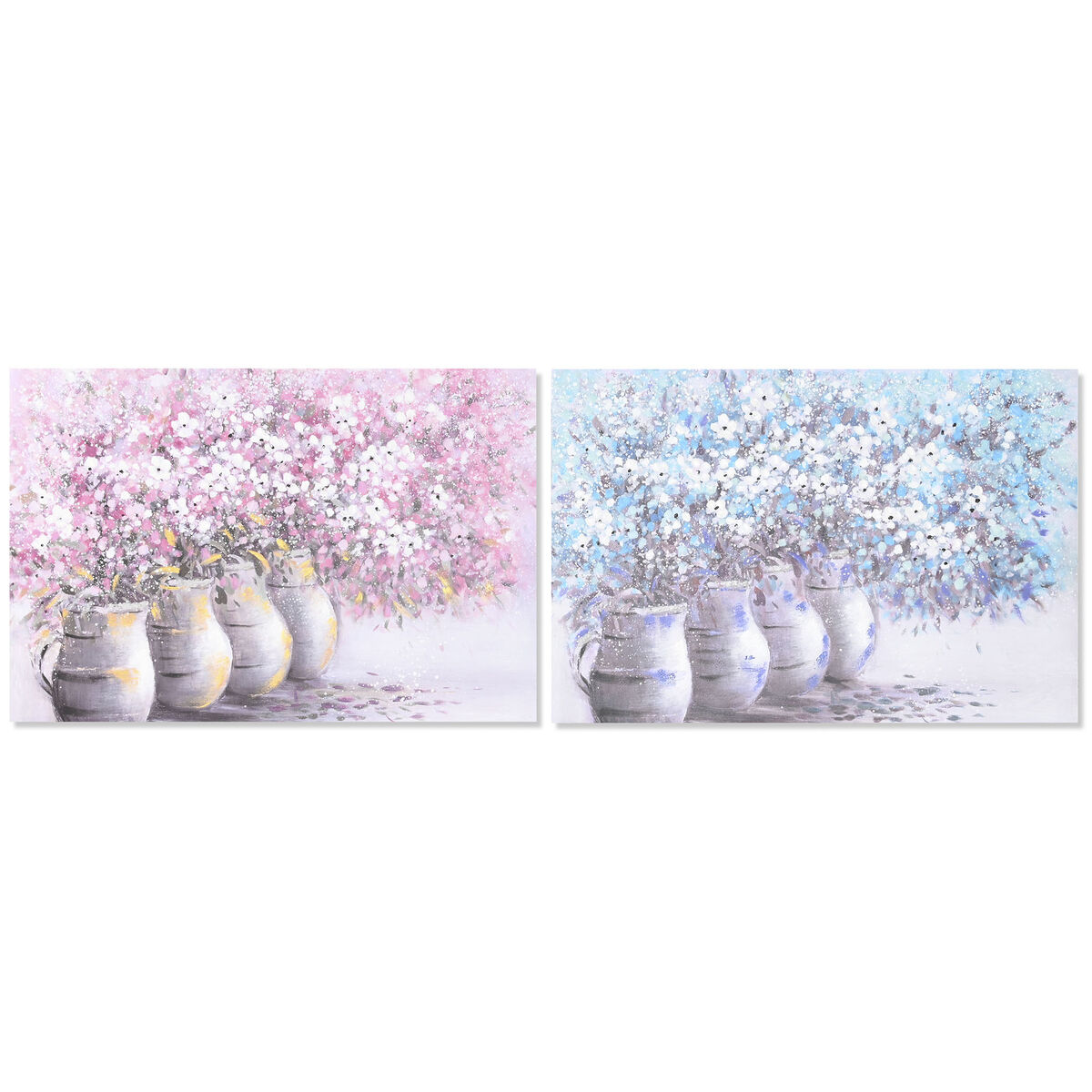 Kanvas DKD Home Decor Kanvas Trä MDF 120 x 3 x 80 cm - 4