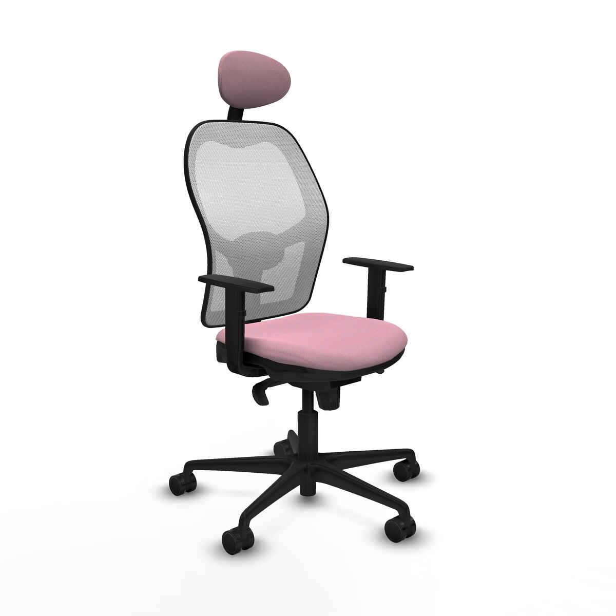 Kontorsstol med nackstöd Jorquera Piqueras y Crespo 1D036N1 Rosa