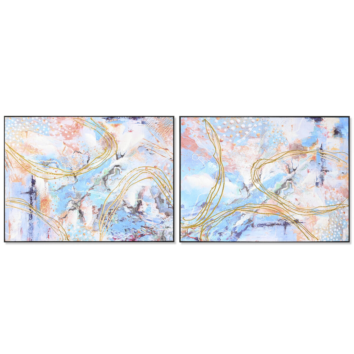 Kanvas DKD Home Decor polystyren Kanvas 122 x 4,5 x 92 cm - 4