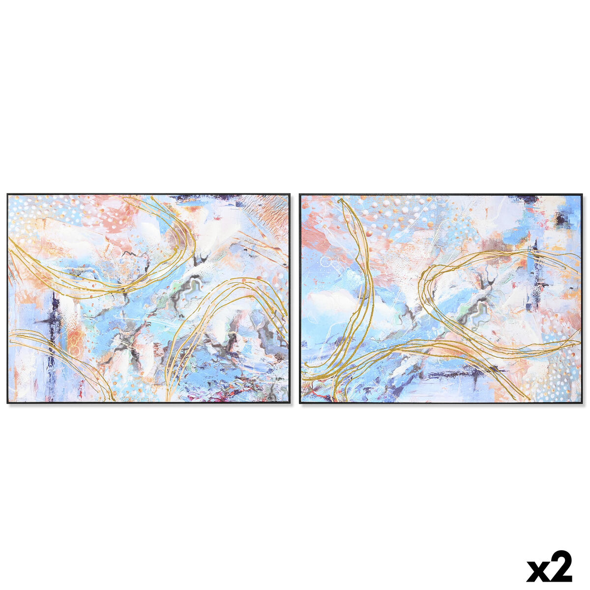 Kanvas DKD Home Decor polystyren Kanvas 122 x 4,5 x 92 cm - 7