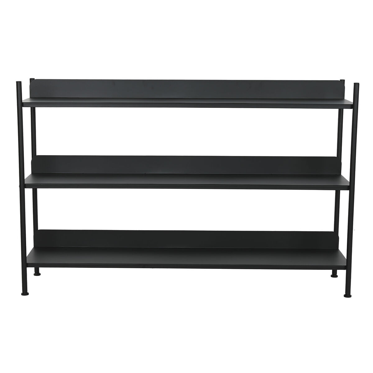 Bokhylla Home ESPRIT Svart Metall 120 x 30 x 76 cm - 6