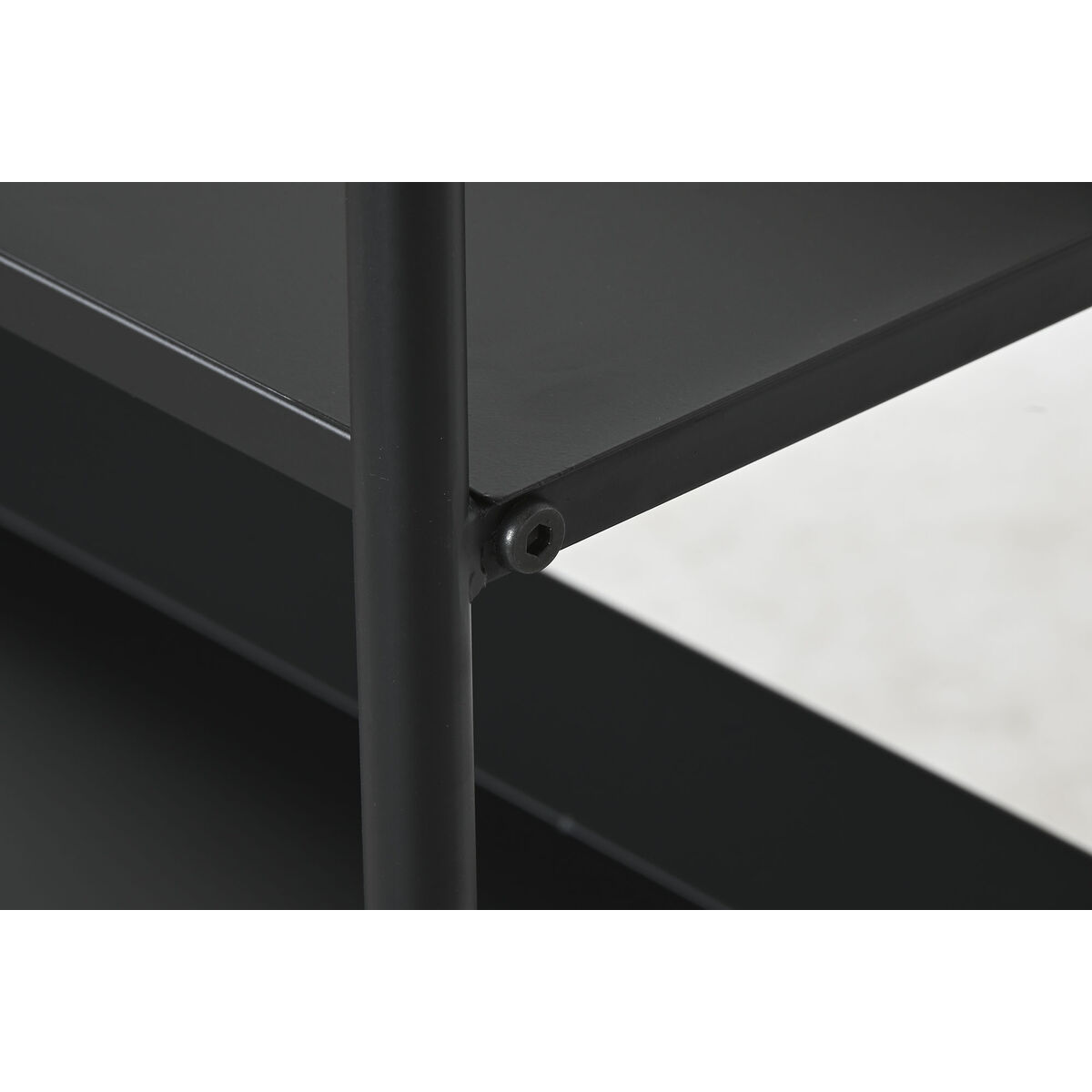 Bokhylla Home ESPRIT Svart Metall 120 x 30 x 76 cm - 4
