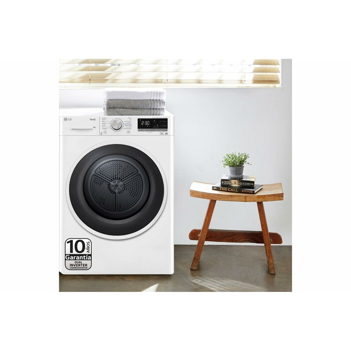 Dryer LG RH90V5AV6N 9 kg A++ Värmepump - 8