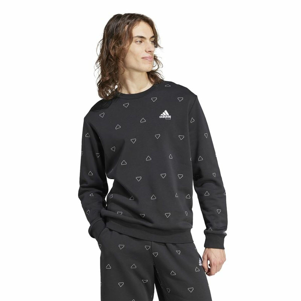 Tröja utan huva Herr Adidas Mngrm Svart - 2