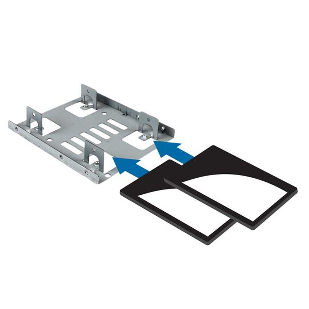 Adapter Startech BRACKET25X2 Stål 2,5" SSD/HDD 2,5" - 2