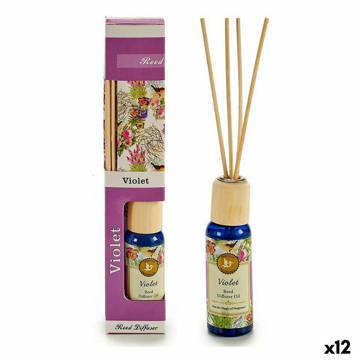 Parfympinnar Acorde Violett 50 ml (12 antal) - 4