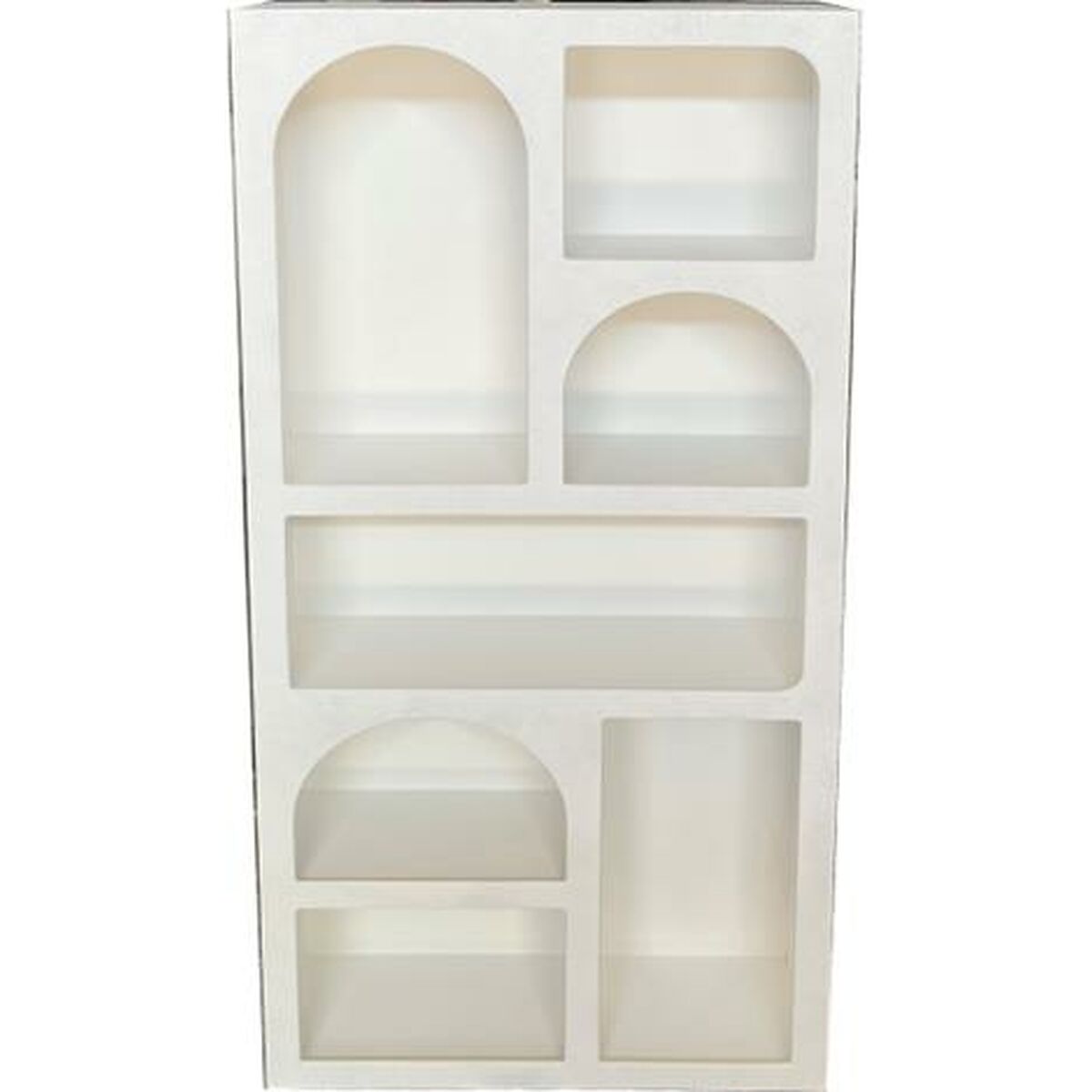 Bokhylla Home ESPRIT Vit Trä MDF 80 x 26 x 180 cm