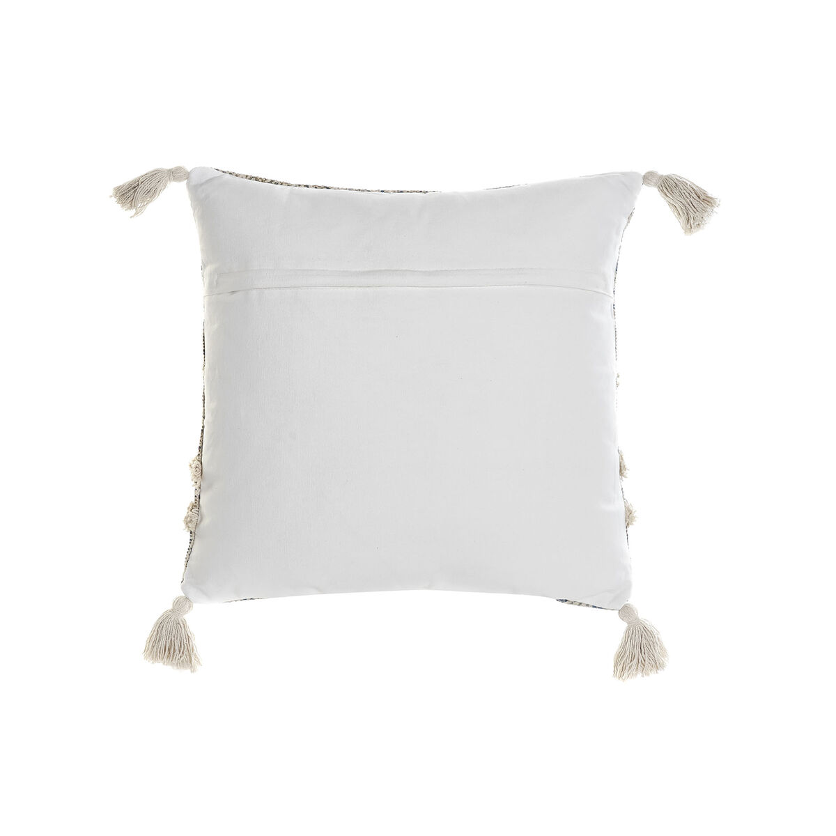 Kudde DKD Home Decor Beige Blå Kakel 45 x 5 x 45 cm Boho - 8