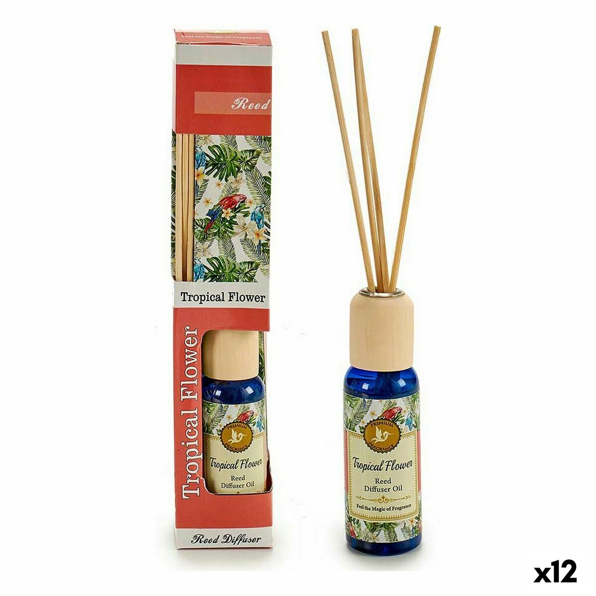 Parfympinnar Acorde Tropiskt 50 ml (12 antal)