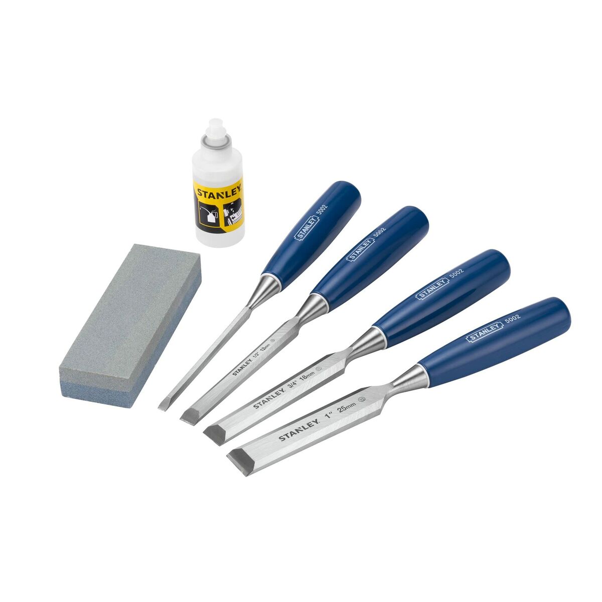 Mejselset Stanley 5002 Trä 6, 12, 18, 25 mm 4 Delar - 7