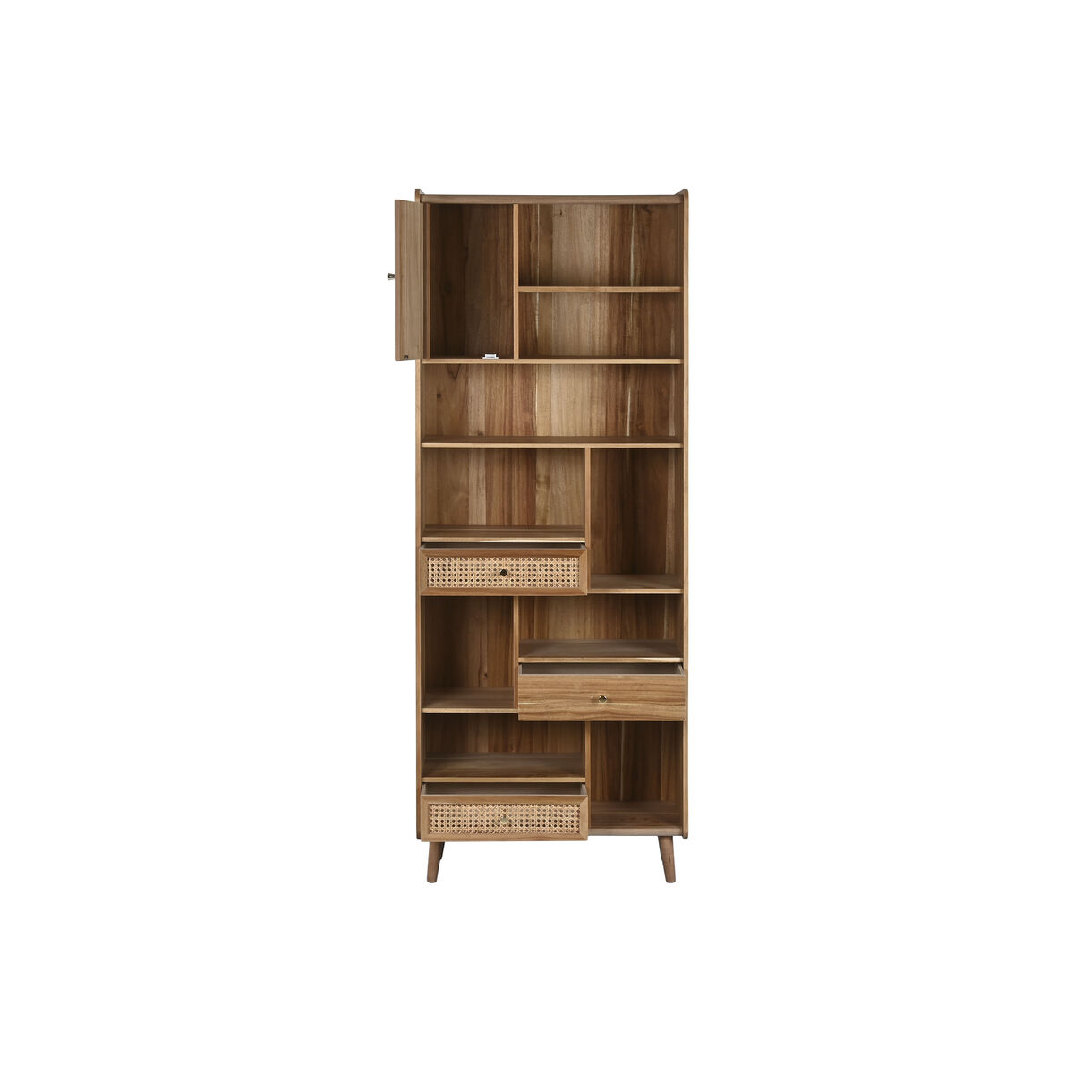 Bokhylla Home ESPRIT Naturell Akaciaträ Trä MDF 70 x 30 x 180 cm - 5