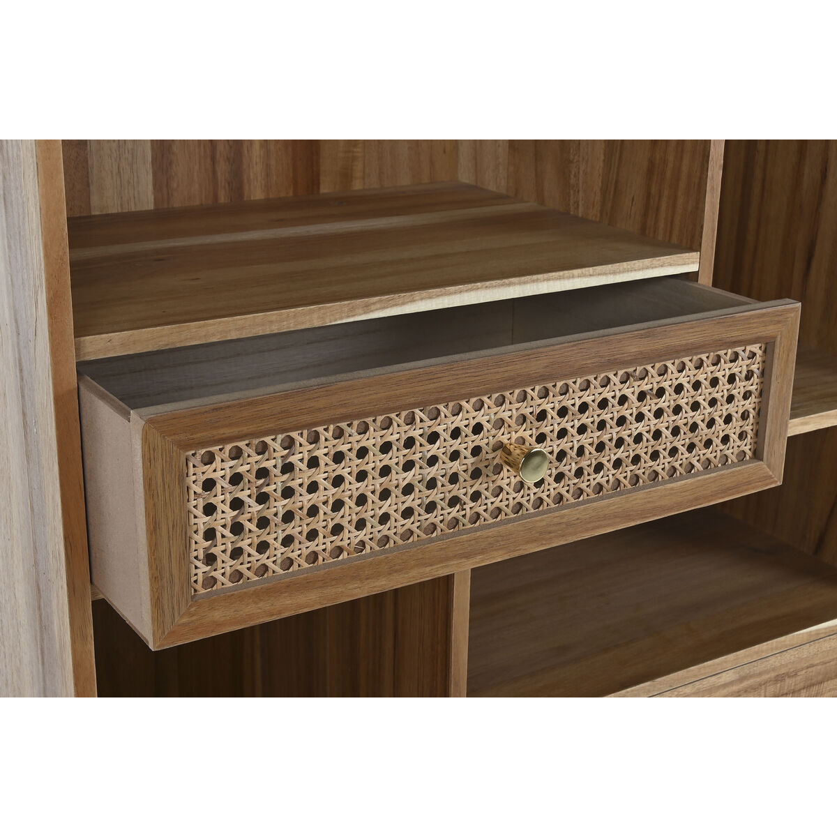 Bokhylla Home ESPRIT Naturell Akaciaträ Trä MDF 70 x 30 x 180 cm - 8