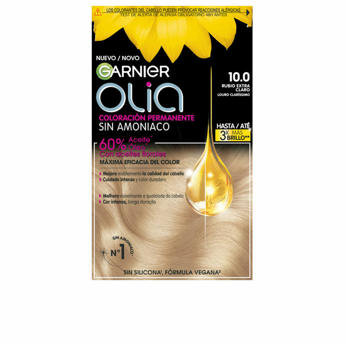 Hårinpackning Garnier OLIA (3 antal) (1 antal)