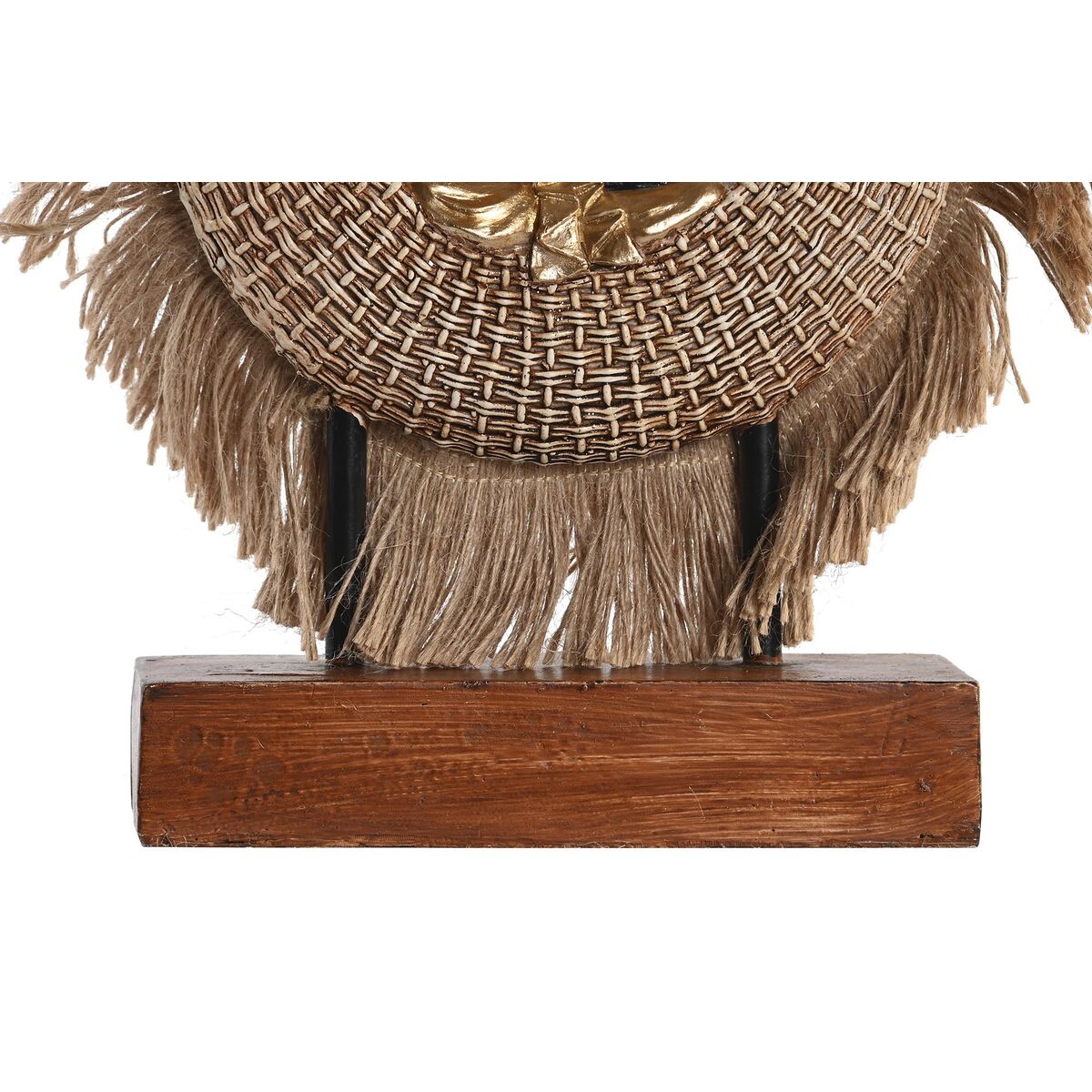Prydnadsfigur DKD Home Decor 19 x 6 x 25 cm Beige Blå Buddha Orientalisk (2 antal) - 2