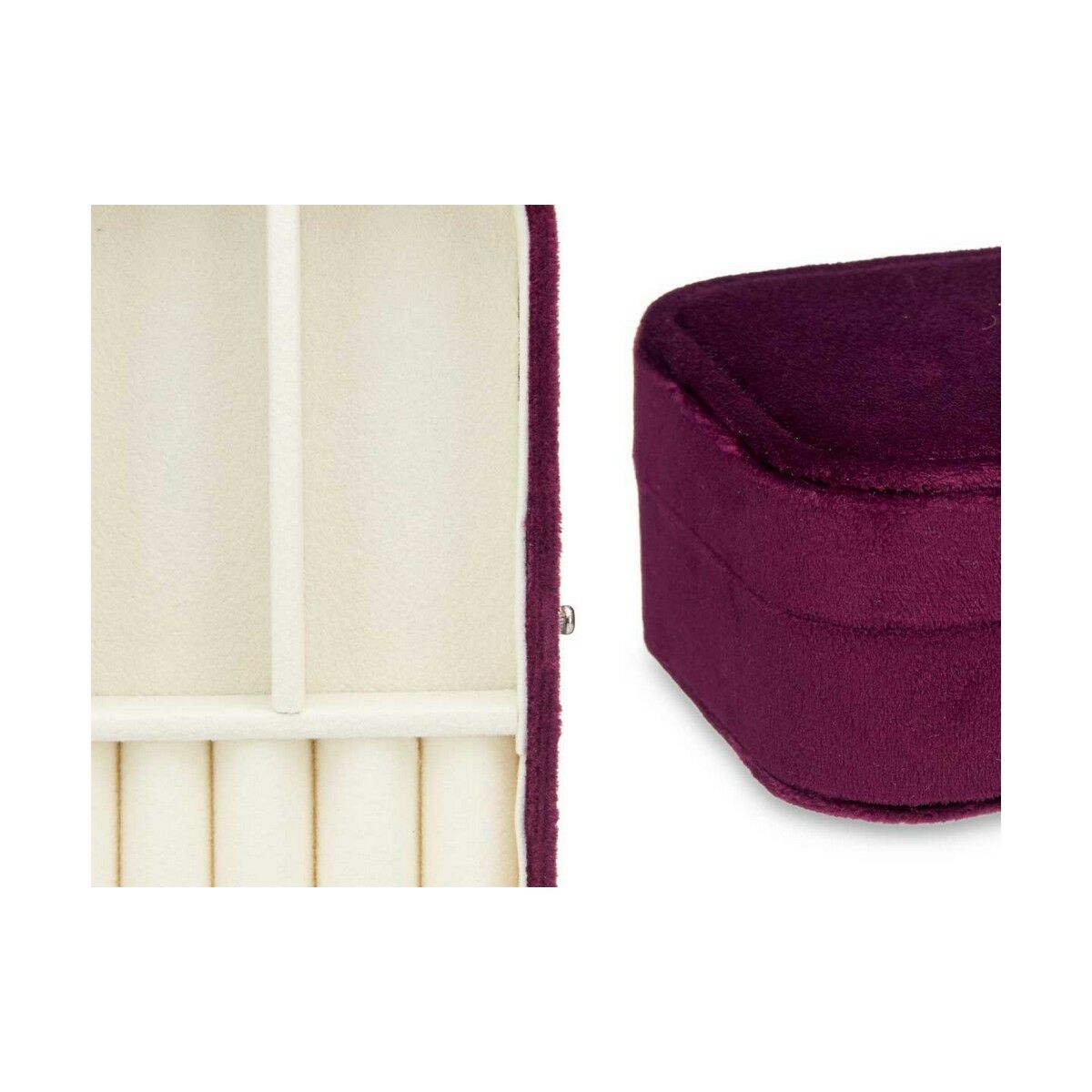 Smyckeskrin Sammet Bordeaux (16,2 x 6 x 11,5 cm) (12 antal) - 2