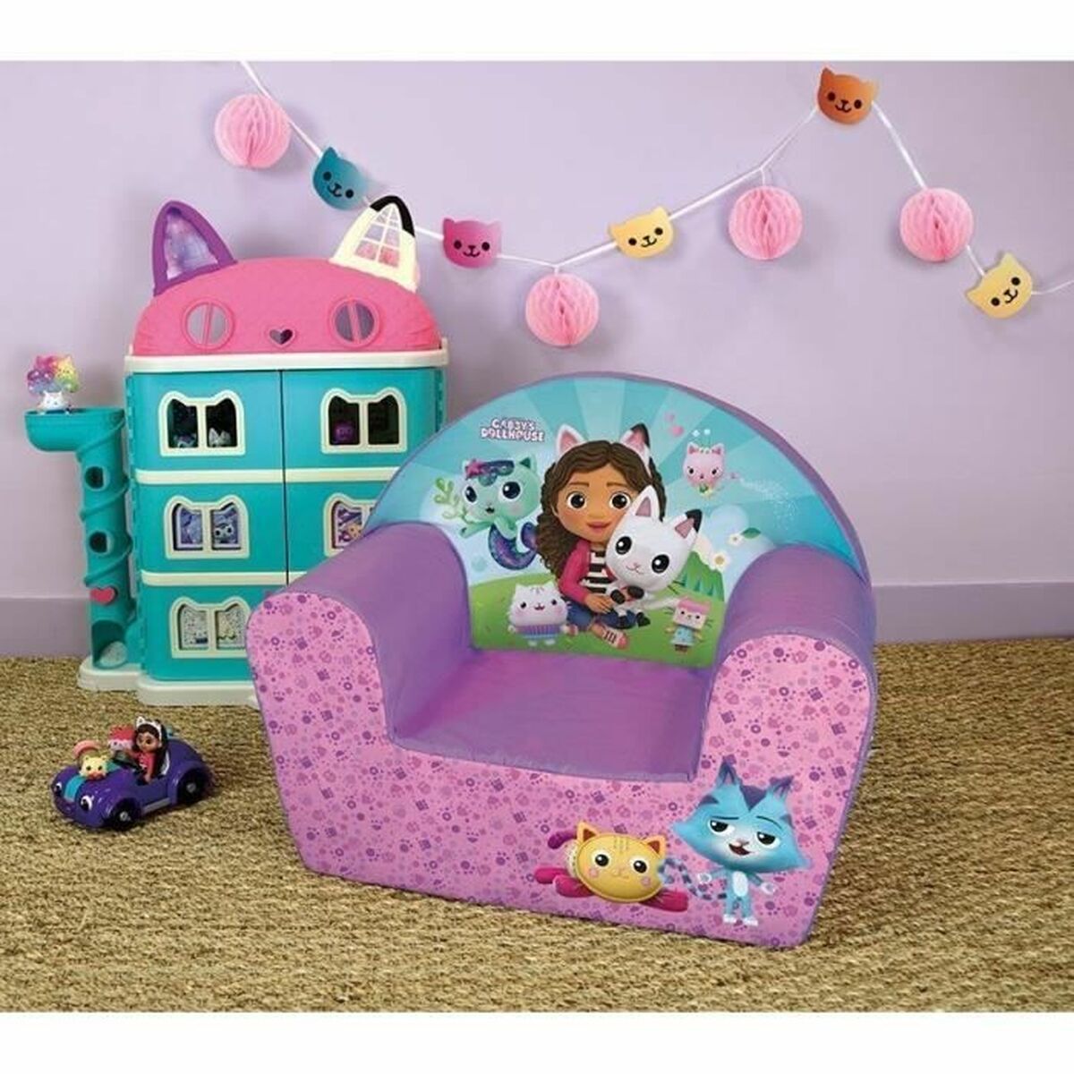 Barnfåtölj Gabby's Dollhouse 33 x 52 x 42 cm - 4
