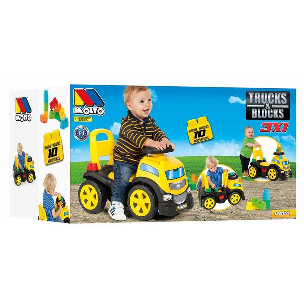 Trehjuling Moltó Trucks and blocks 89 cm - 15