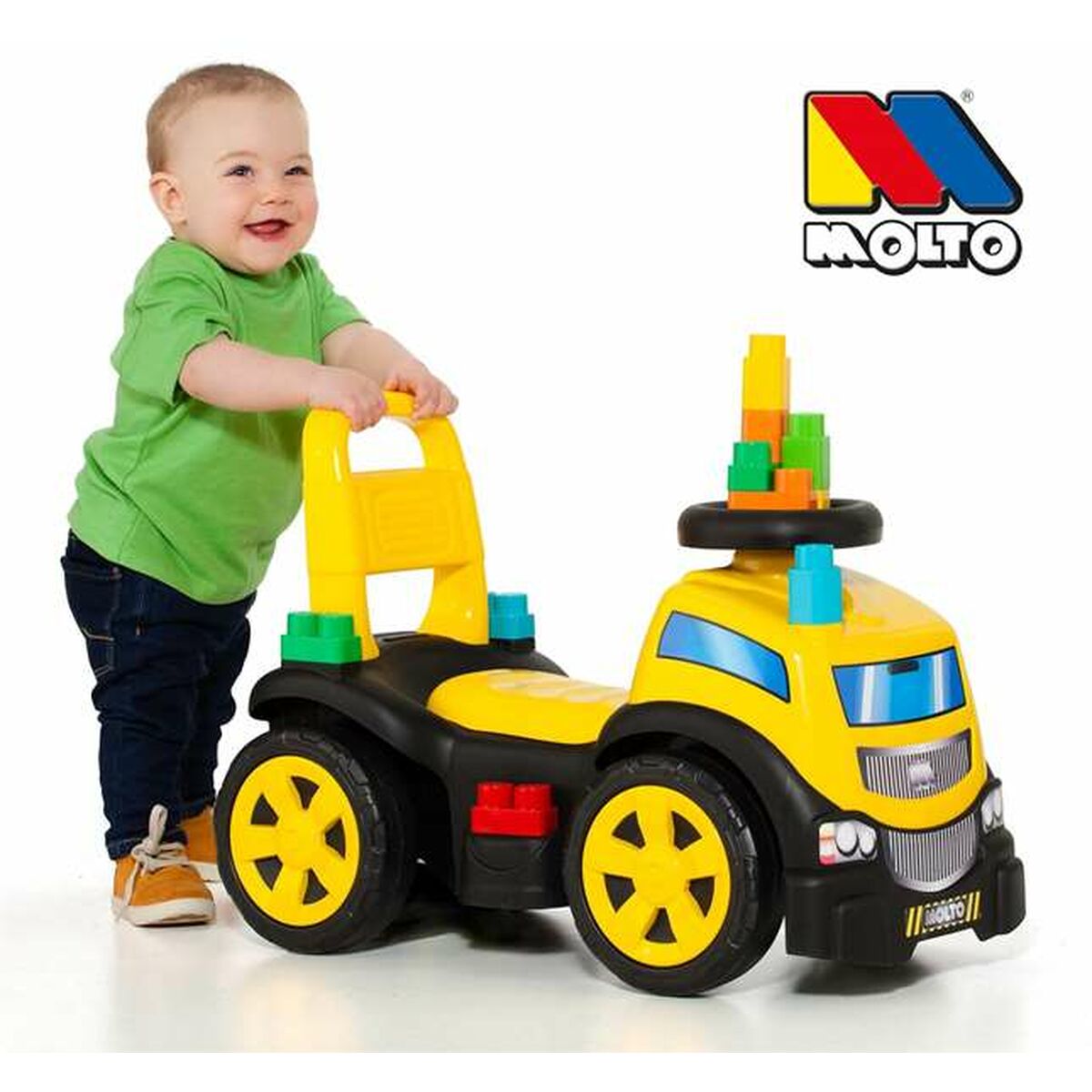 Trehjuling Moltó Trucks and blocks 89 cm - 18