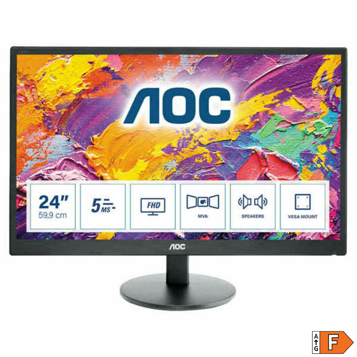 Monitor AOC M2470SWH 23,6" Full HD 165 Hz 60 Hz - 2