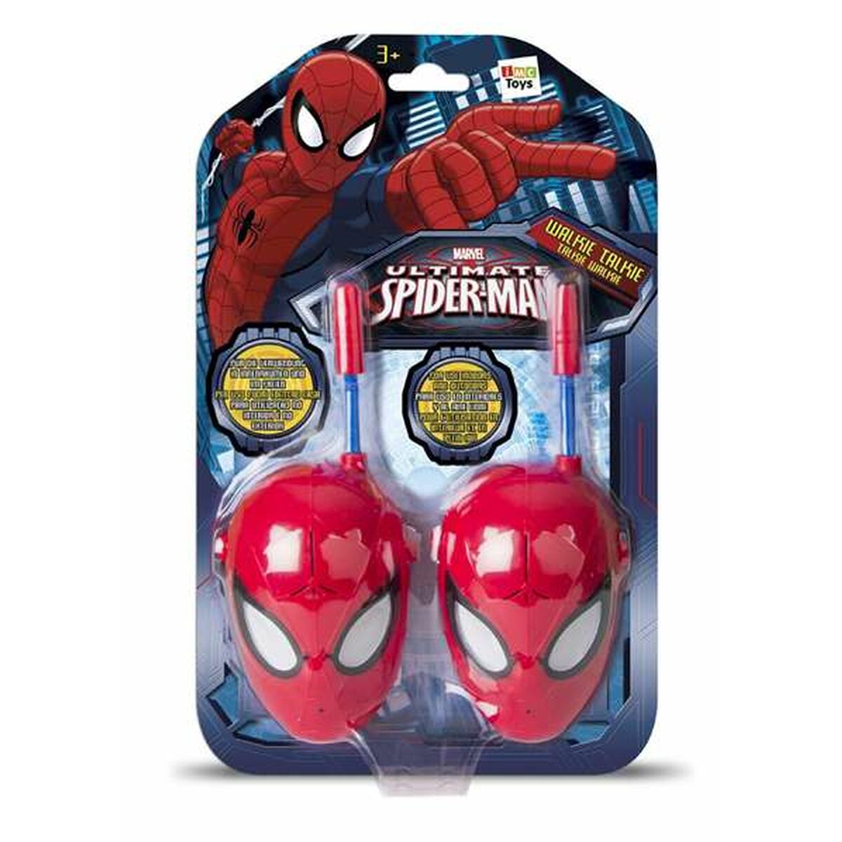 Walkie-Talkie Spider-Man Röd 2 antal