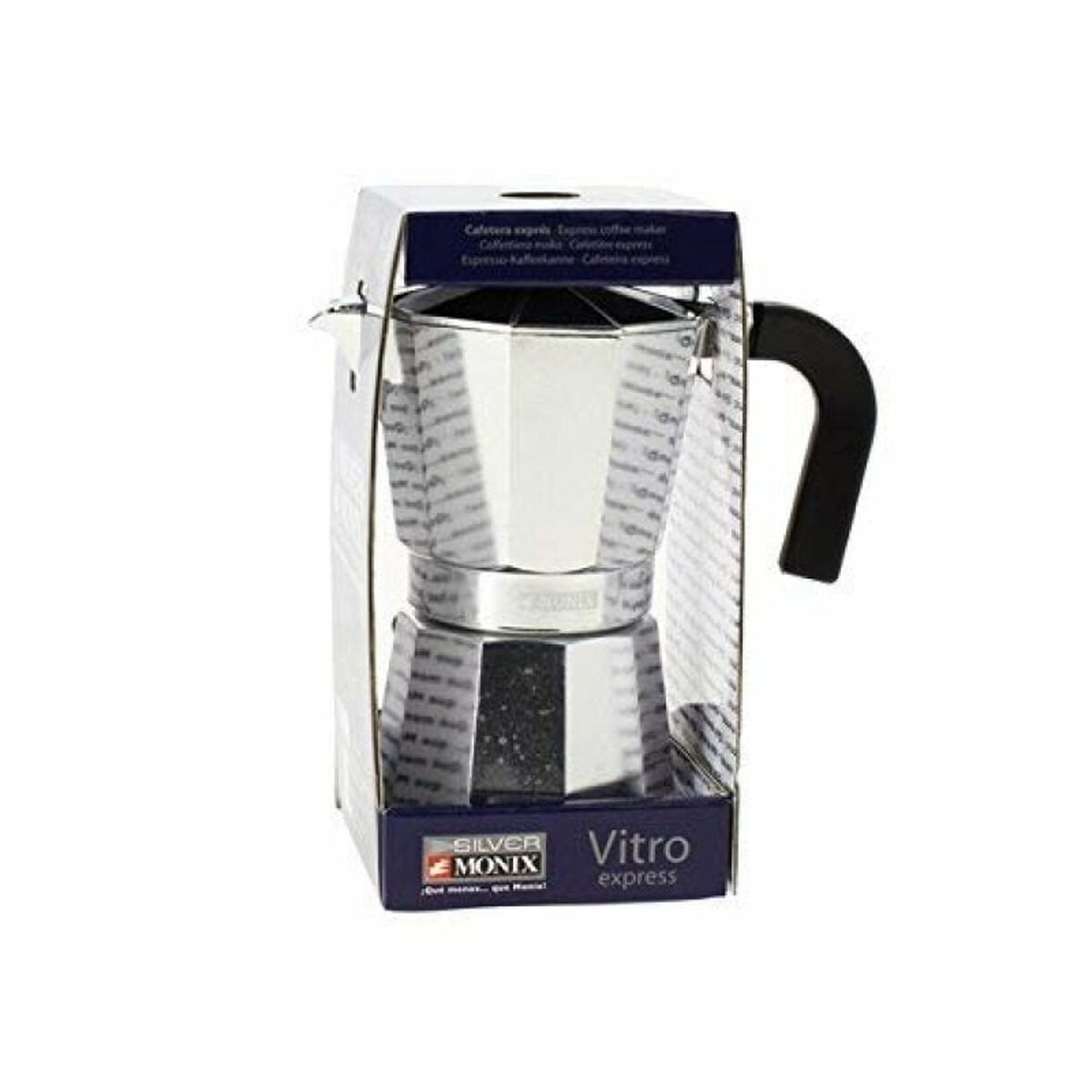 Italiensk Kaffepanna Monix Braisogona_M620006 Silver Aluminium 6 Koppar - 2
