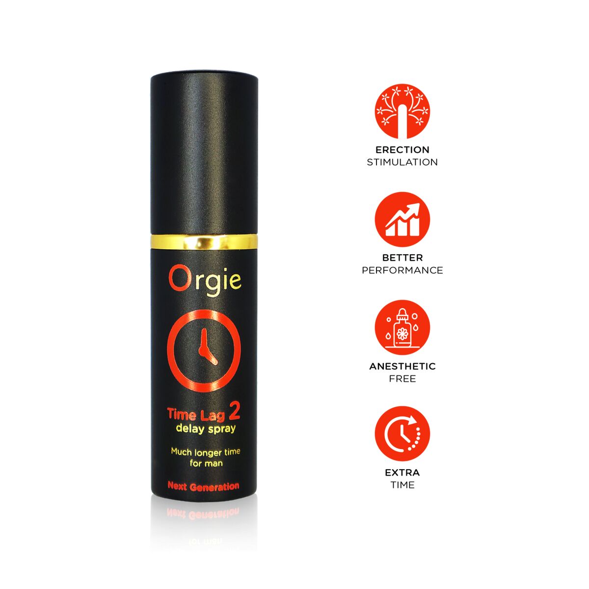 Fördröjningsspray Orgie Time Lag 2 Next Generation 10 ml - 4