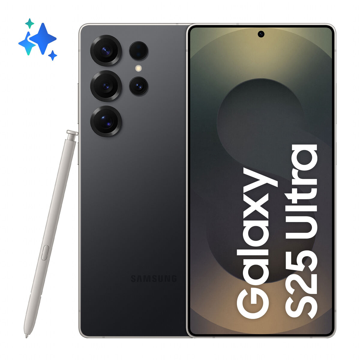 Smartphone Samsung Galaxy S25 Ultra 12 GB RAM 256 GB Svart Titan 6,9" Qualcomm Snapdragon 8 Elite