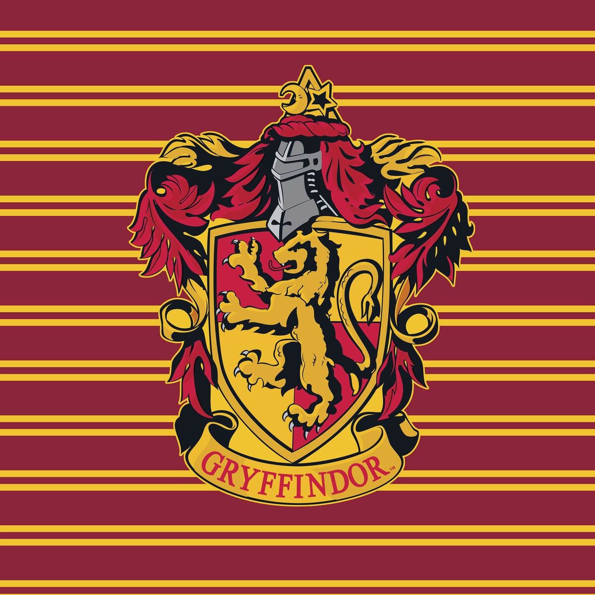 Påslakan Harry Potter Gryffindor Shield Multicolour 175 Trådar 140 x 200 cm Säng 80 - 7