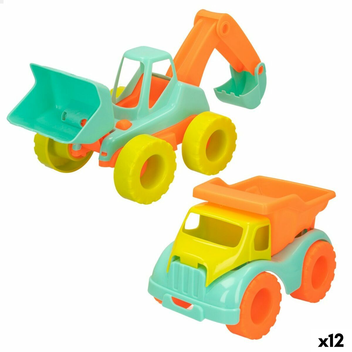 Strandleksaker set Colorbaby 2 Delar polypropen (12 antal) - 5