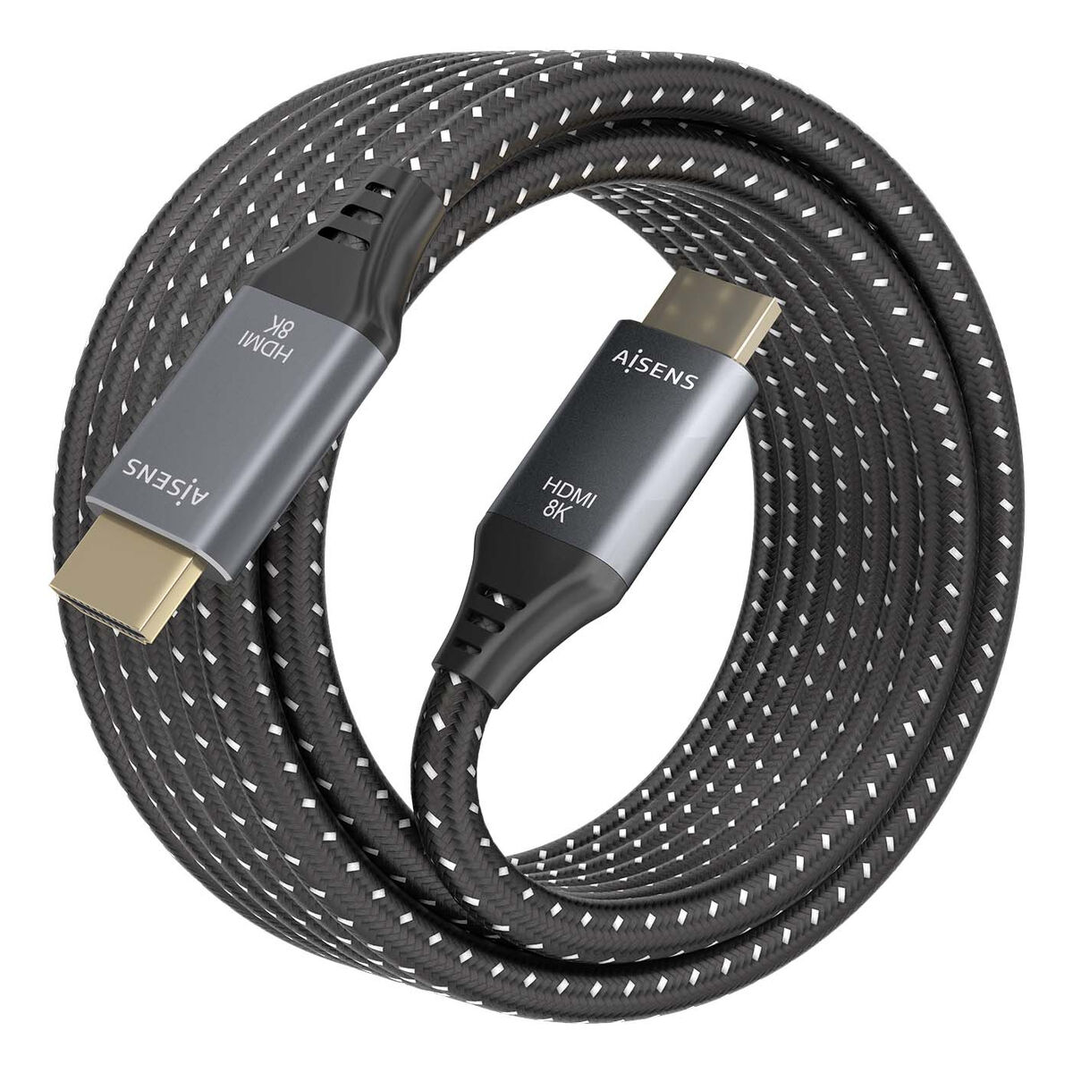 Kabel HDMI Aisens A150-0876 5 m Svart/Grå - 2