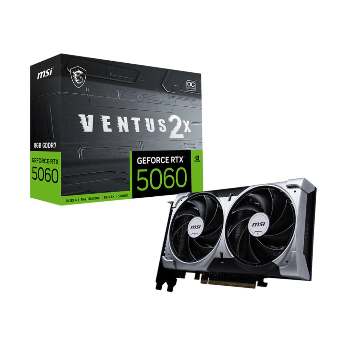 Grafikkort MSI 912-V537-002 GEFORCE RTX 5060 8 GB GDDR6X GDDR7