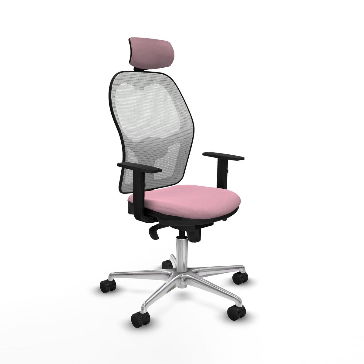 Kontorsstol med nackstöd Piqueras y Crespo 1D086N2 Rosa