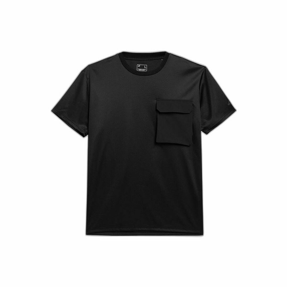 T-shirt med kortärm Herr 4F Fnk M200 Svart - 3