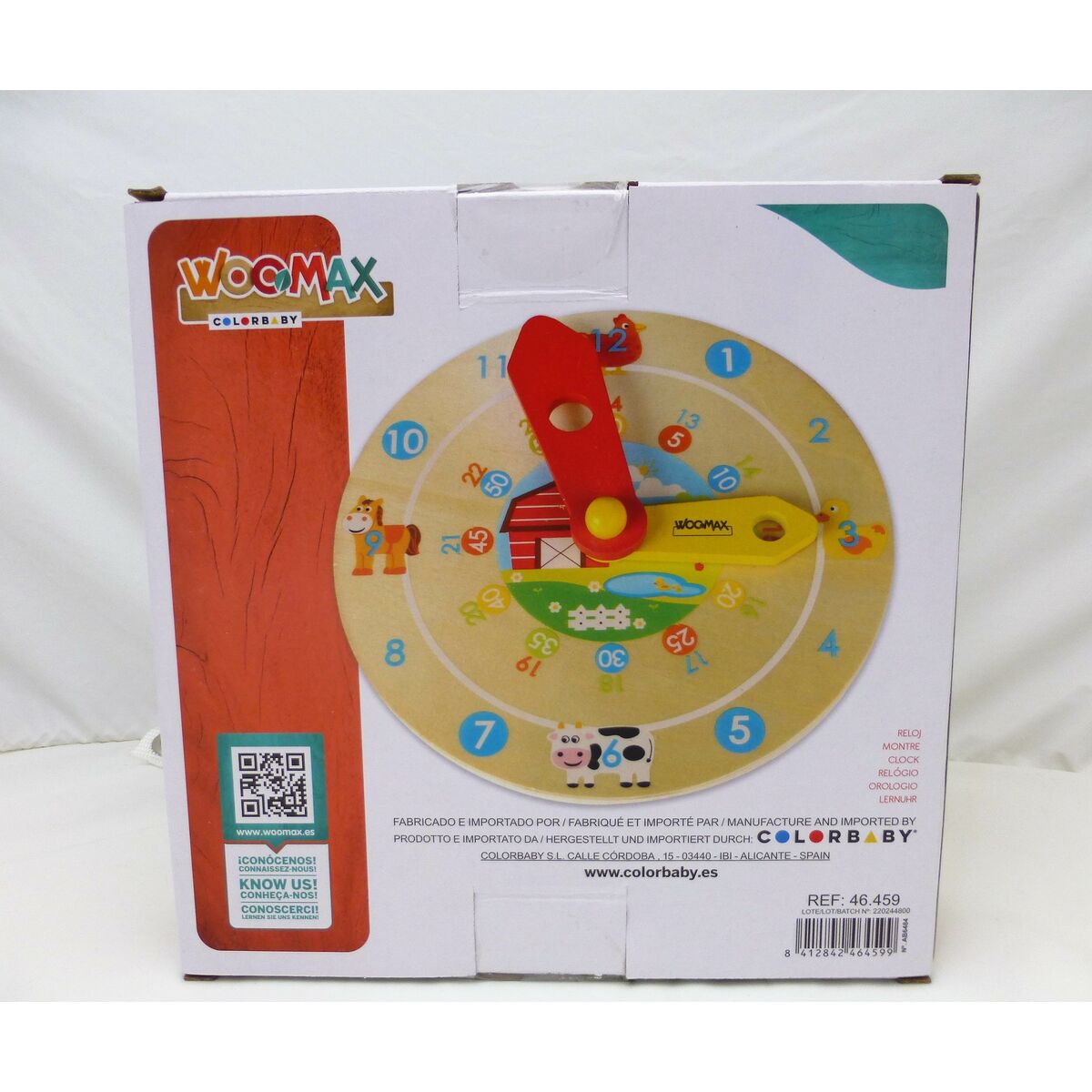 Utbildningsspel Woomax Klocka (12 antal) - 7