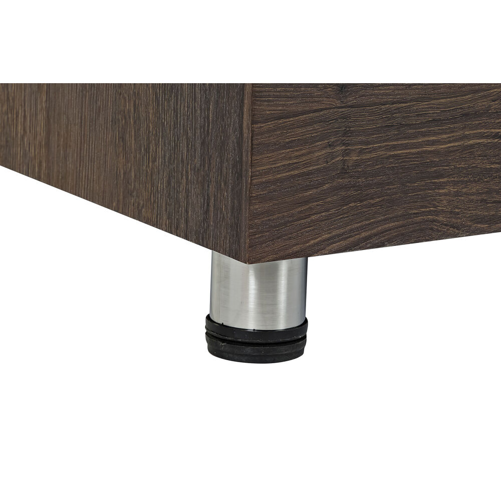 Soffbord DKD Home Decor 80 x 60 x 38 cm Glas Aluminium Trä MDF - 6