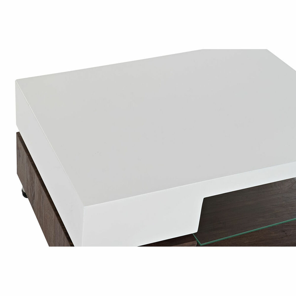 Soffbord DKD Home Decor 80 x 60 x 38 cm Glas Aluminium Trä MDF - 10