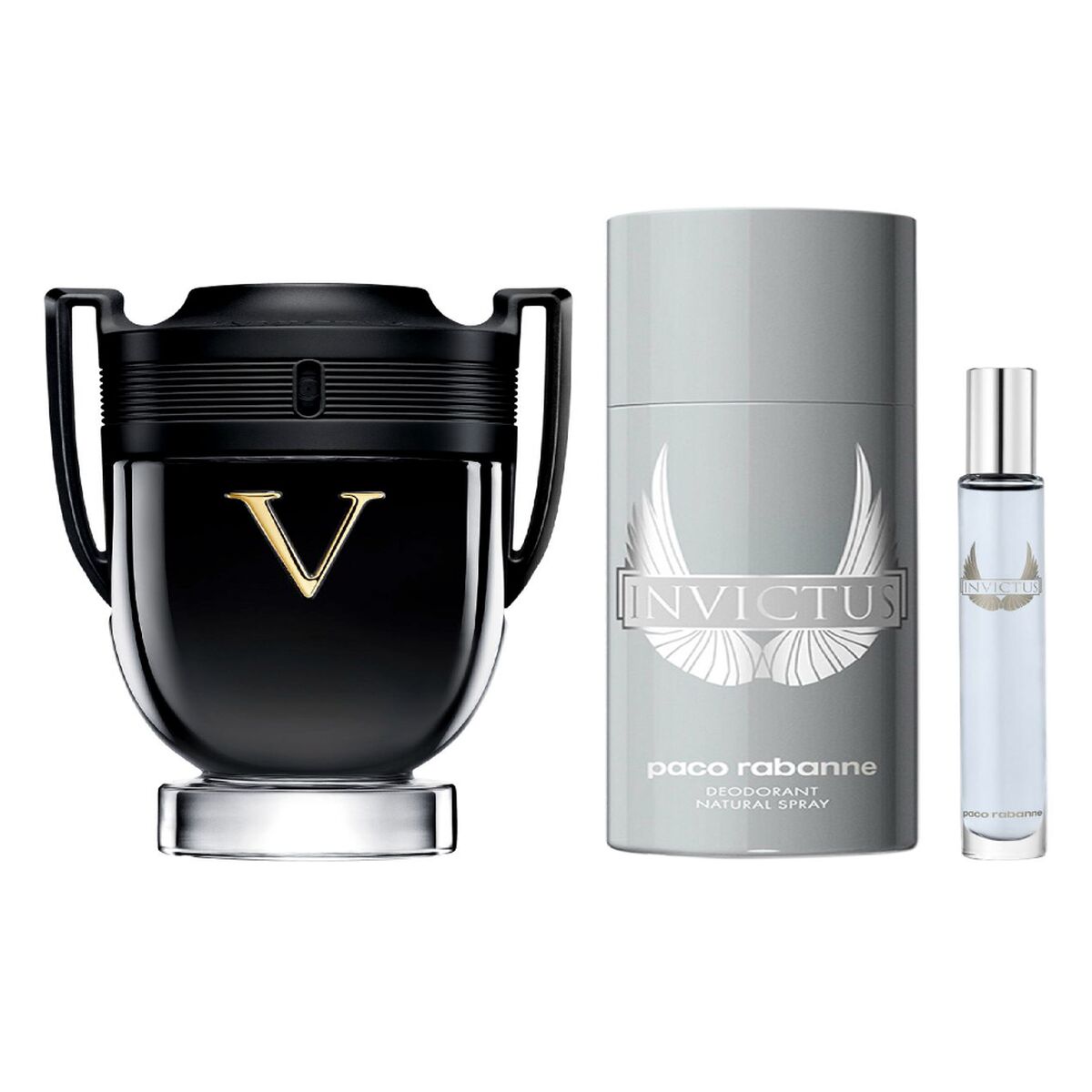 Parfymset Herrar Paco Rabanne INVICTUS EDP