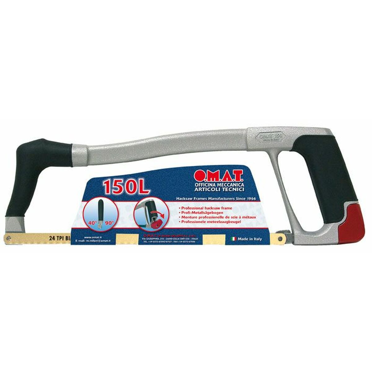 Bågsåg OMAT 30 cm Aluminium 38 cm - 2