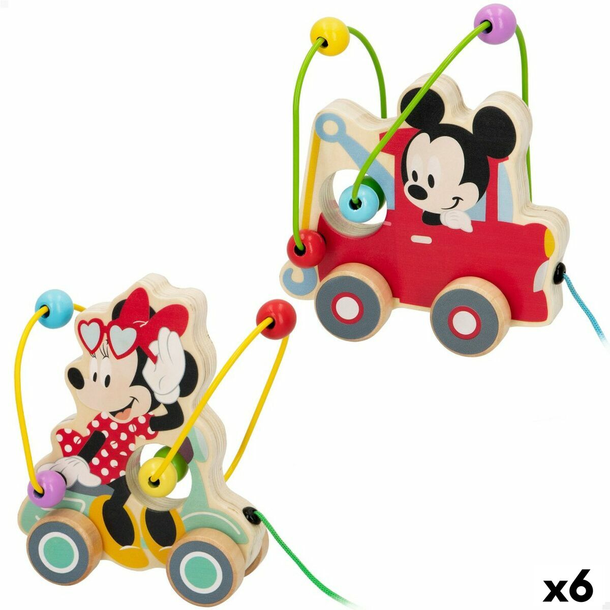 Dragleksak Disney Trä (6 antal) - 8