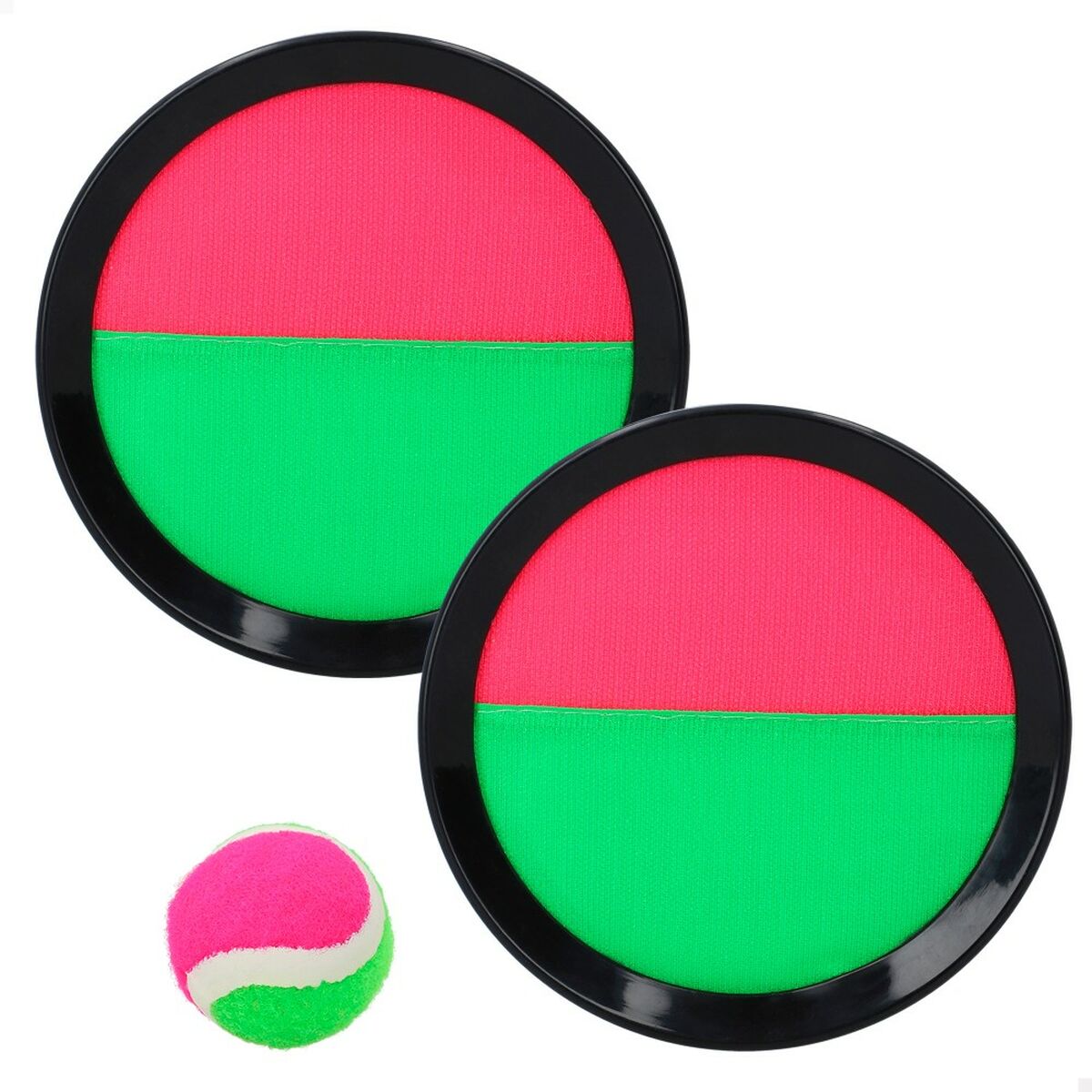 Strandleksak Colorbaby Catch Ball 20 x 2 x 20 cm Velcro (12 antal) - 2