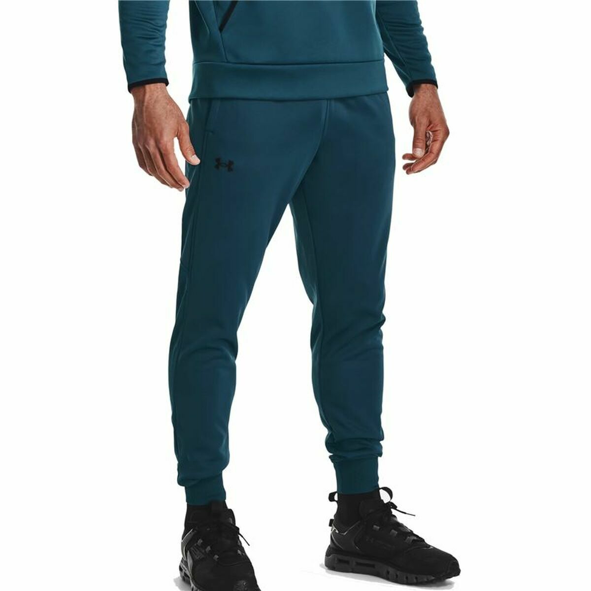 Byxor för vuxna Under Armour Fleece Joggers Blå - 6